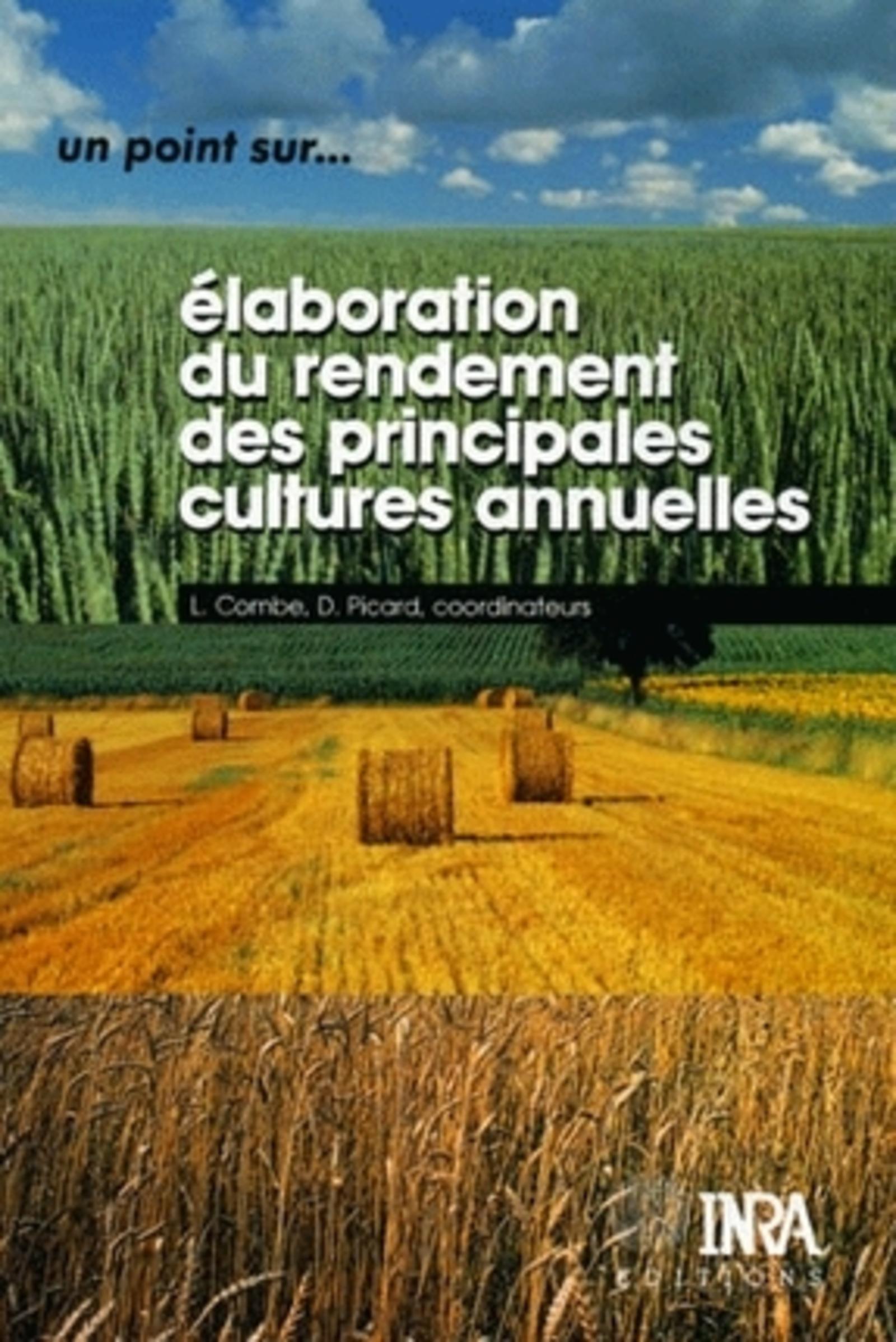 ELABORATION DU RENDEMENT DES PRINCIPALES CULTURES ANNUELLES