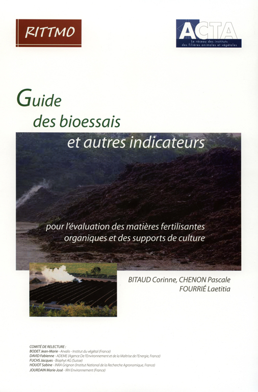 Guide des Bioessais et autres indicateurs pour l'évaluation des matières fertilisantes organiques