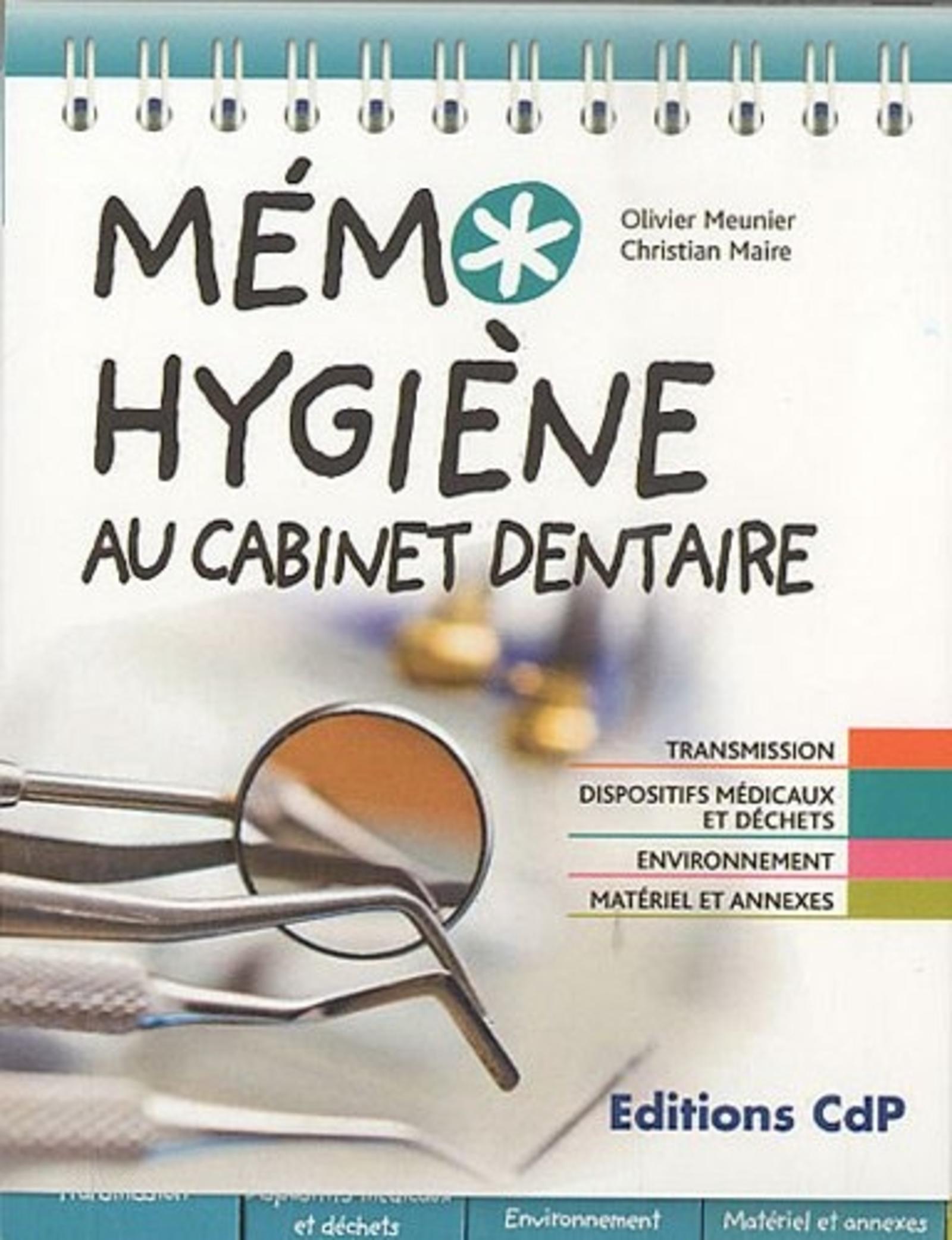 MEMO HYGIENE AU CABINET DENTAIRE