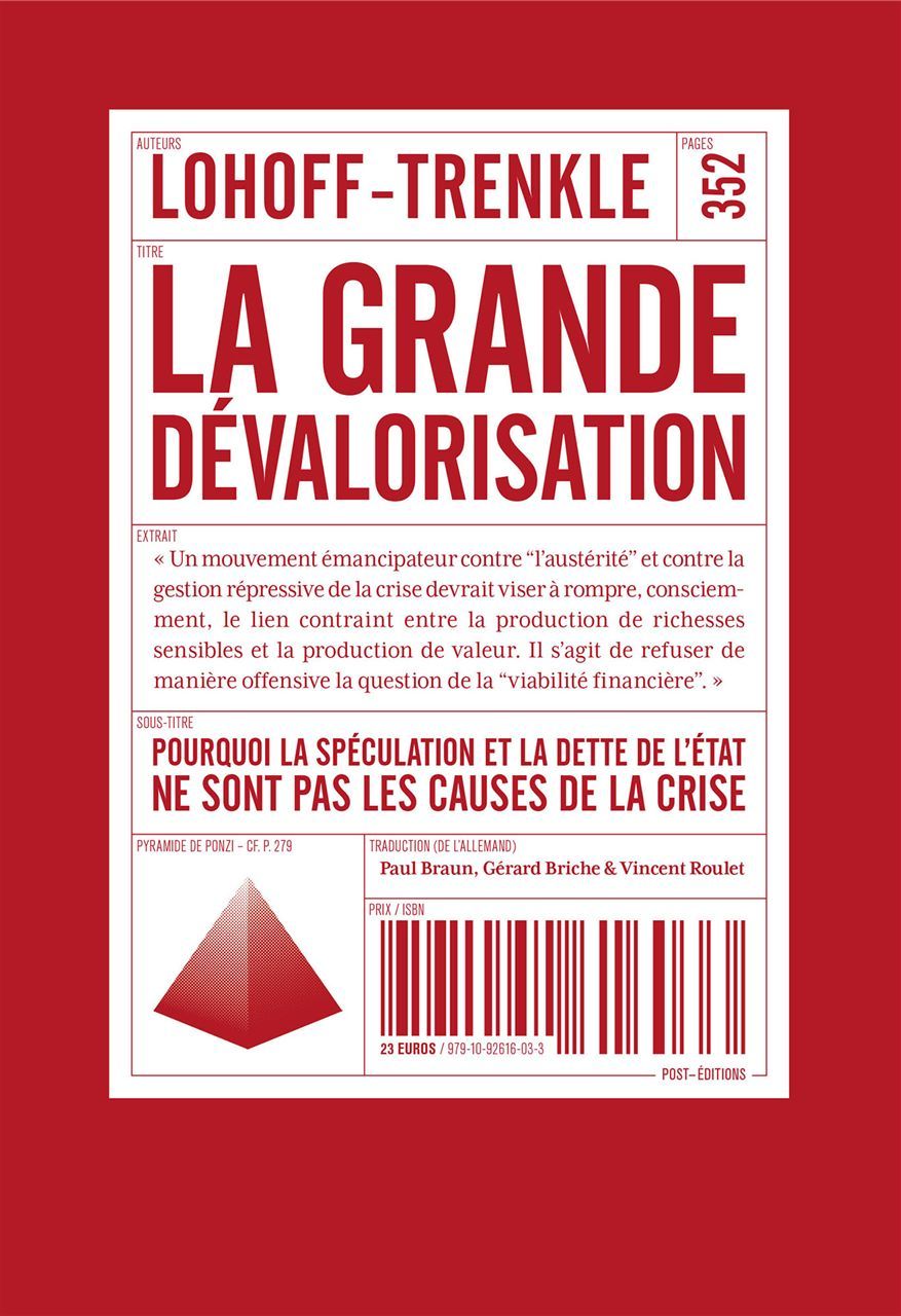 La Grande dévalorisation