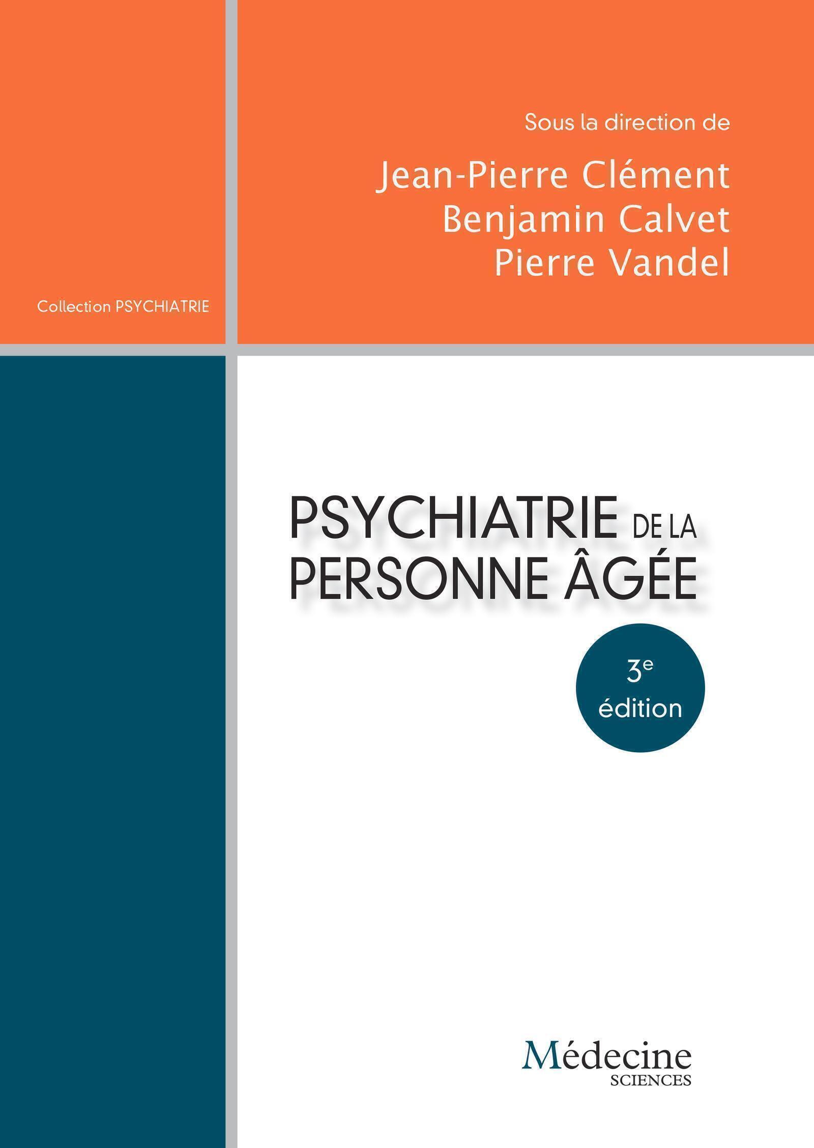 Psychiatrie de la personne âgée (3e édition)