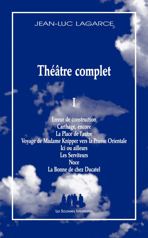 Théâtre complet 1