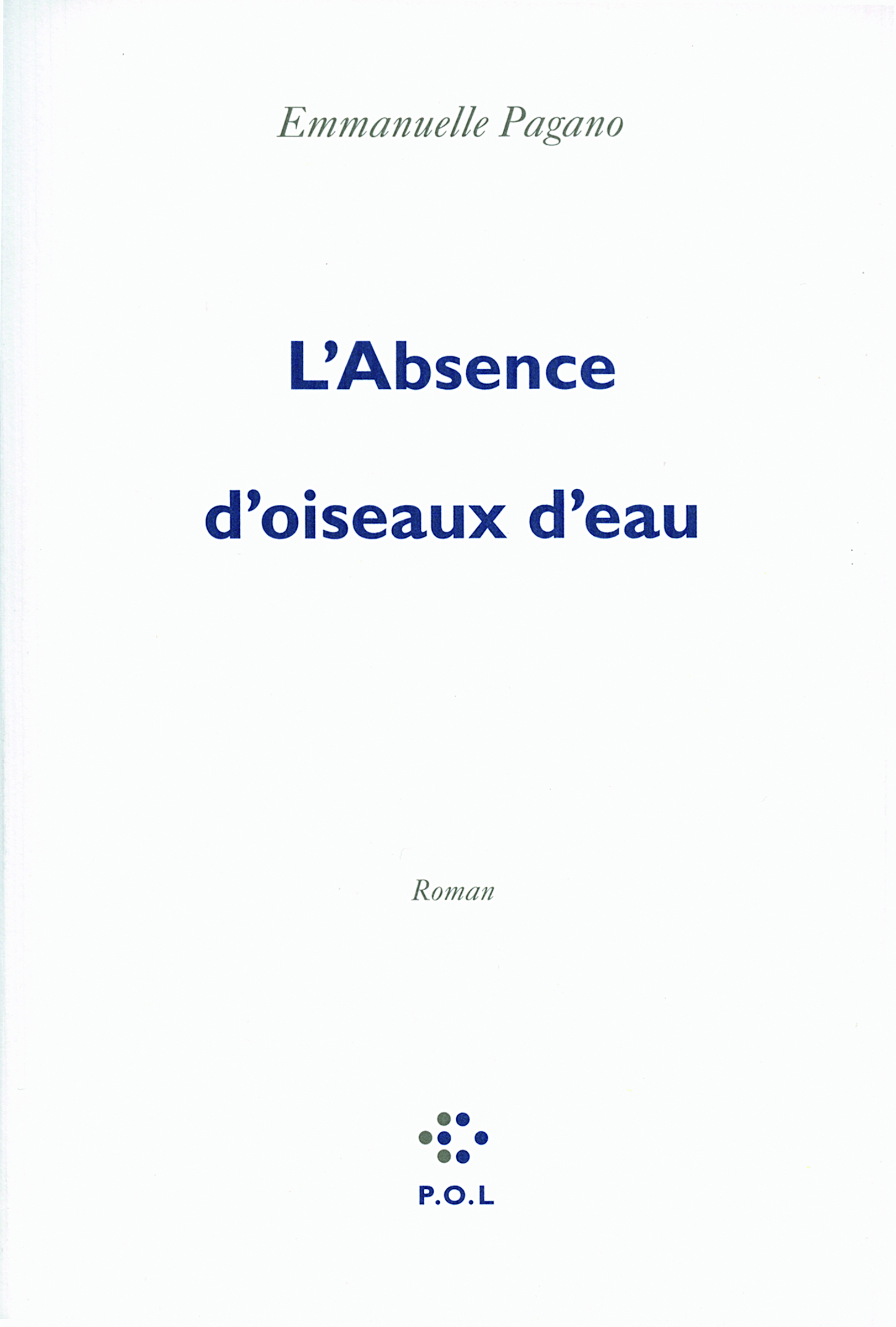 L'Absence d'oiseaux d'eau