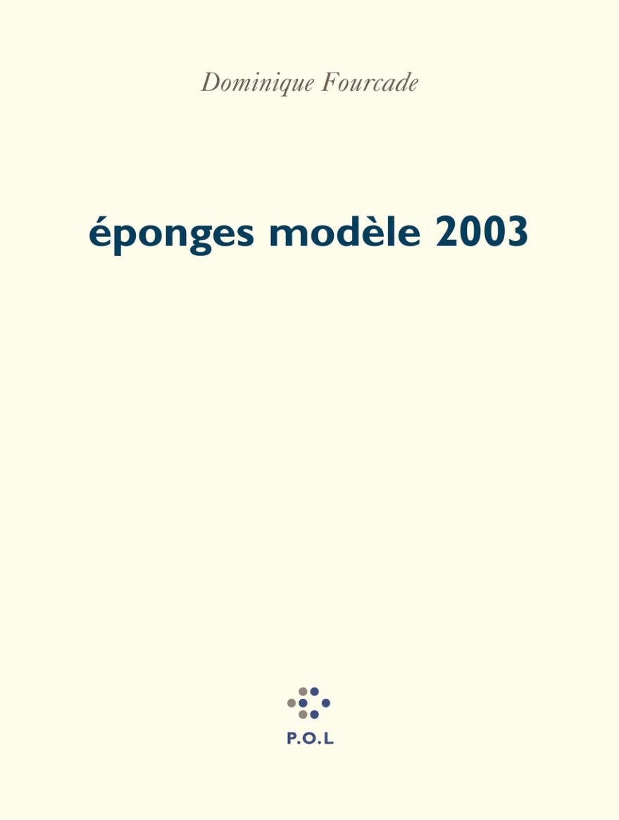 éponges modèle 2003
