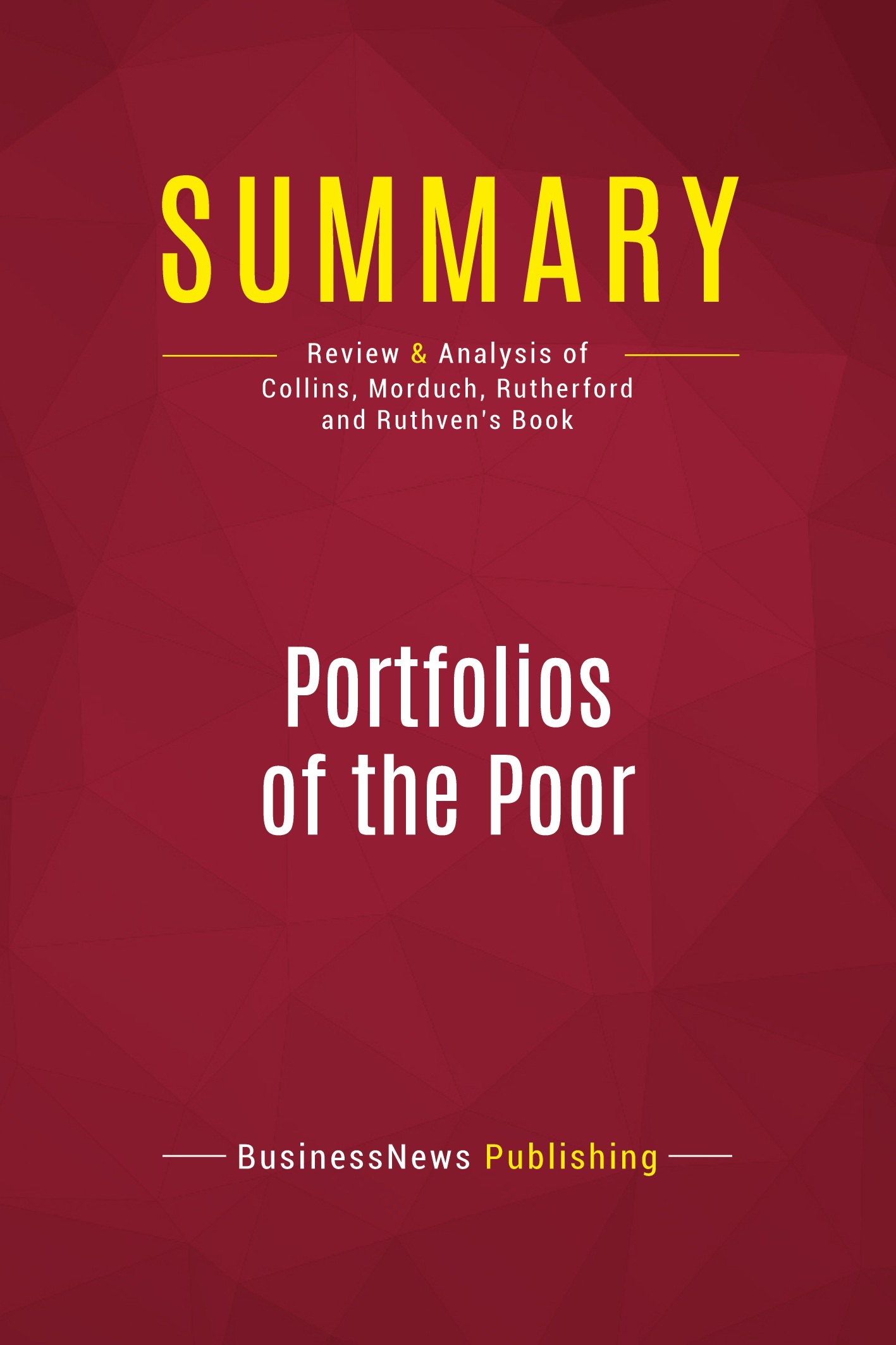 Summary: Portfolios of the Poor