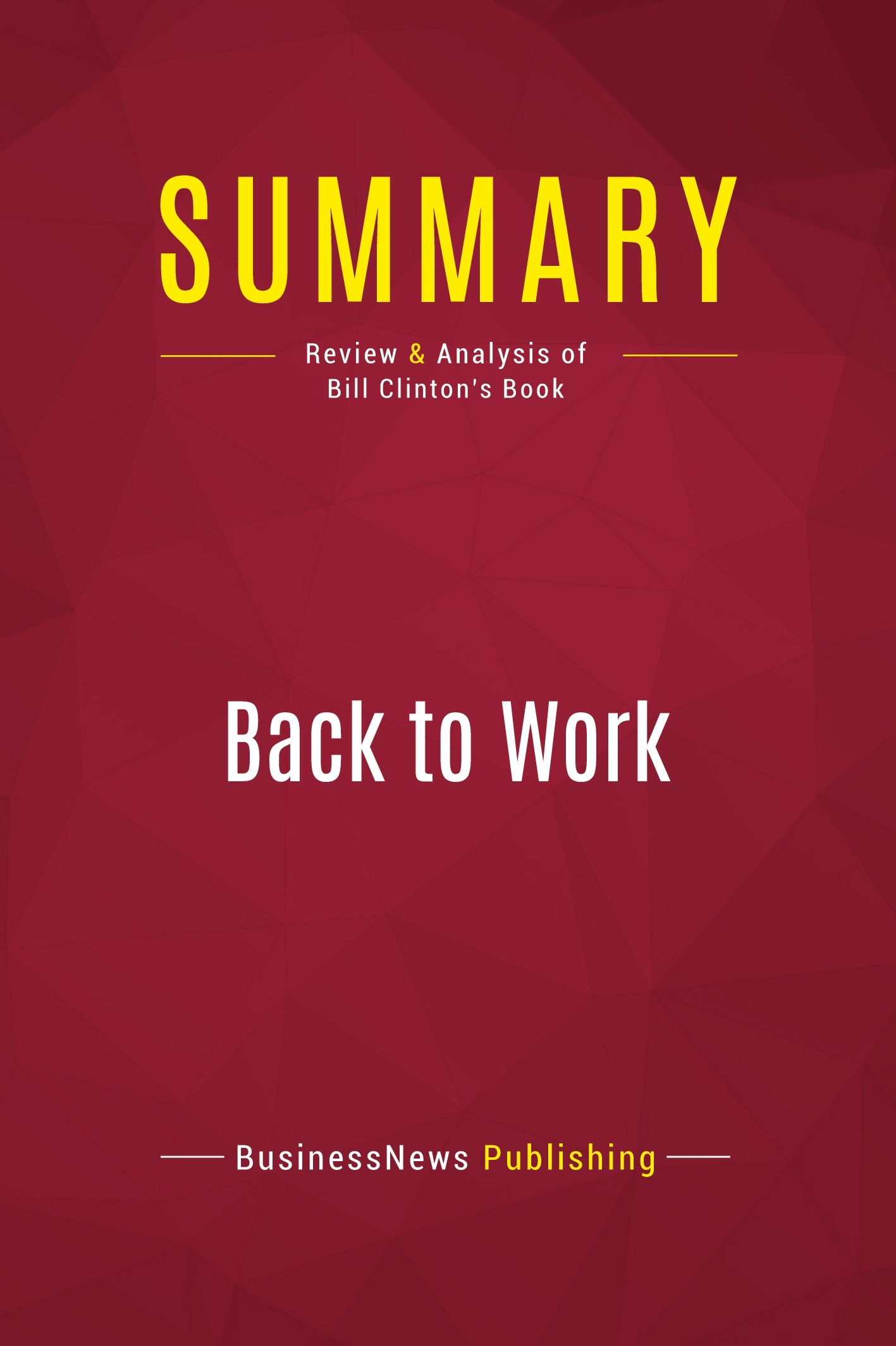 Summary: Back to Work