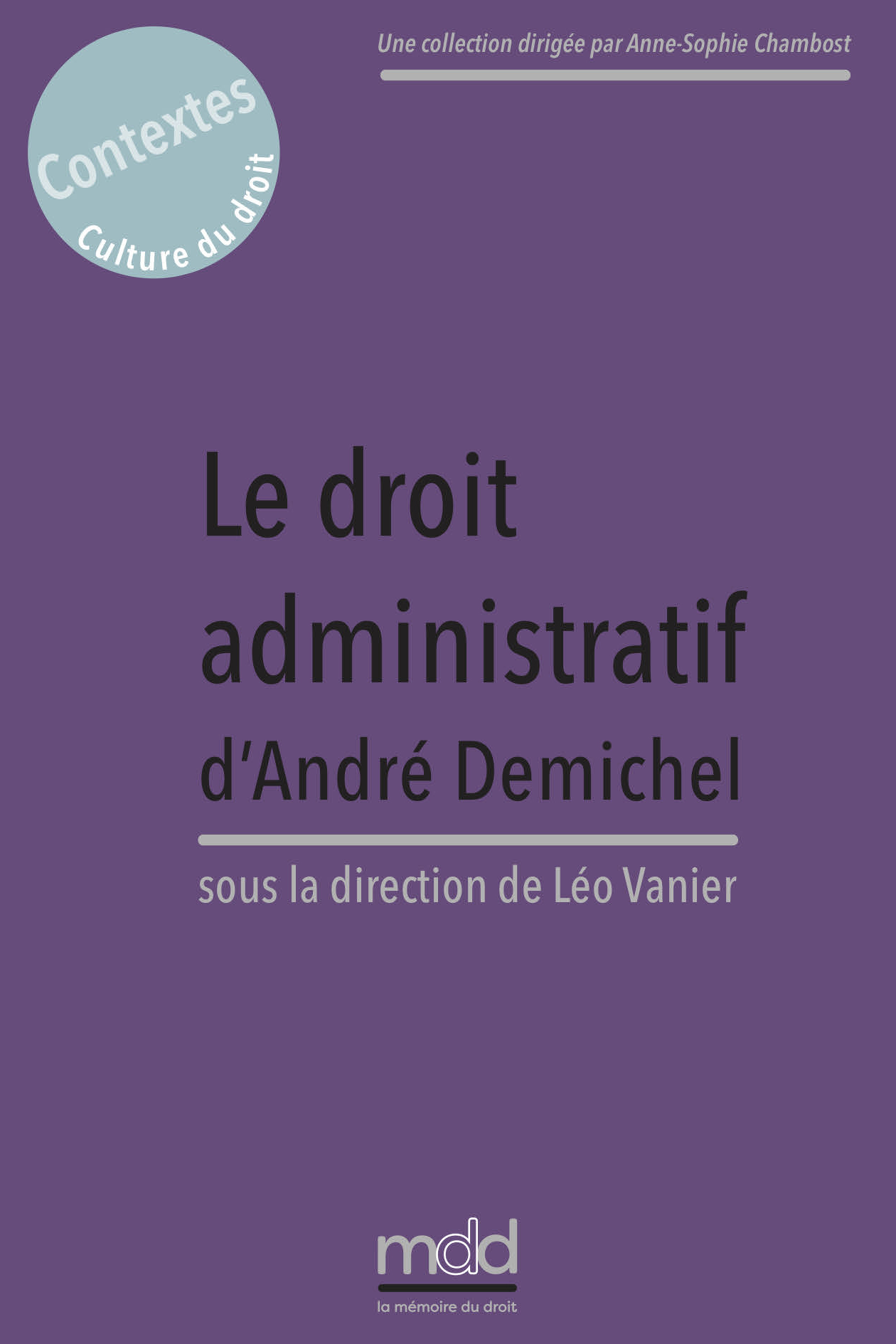Le droit administratif d'André Demichel