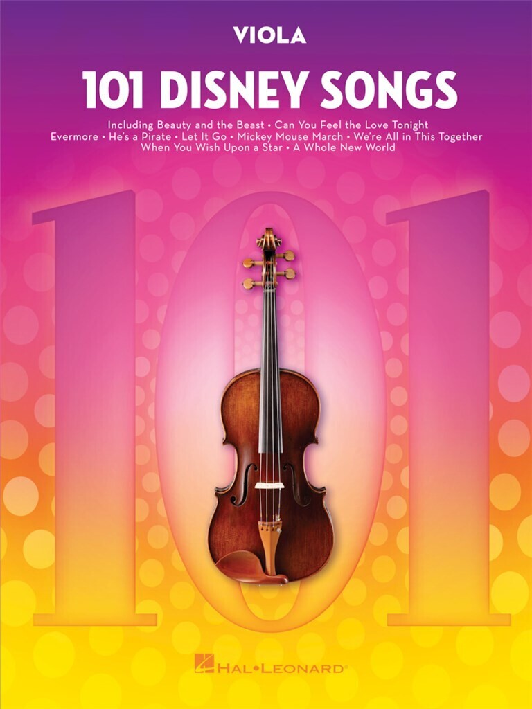 101 DISNEY SONGS FOR VIOLA - ALTO