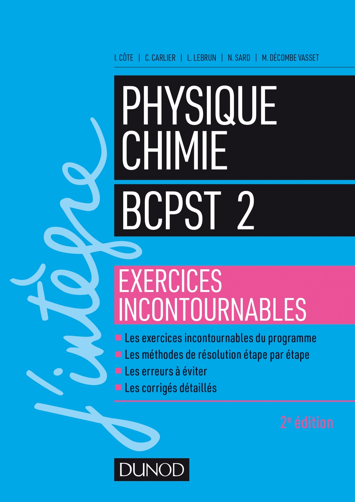 Physique-Chimie BCPST 2 - Exercices incontournables