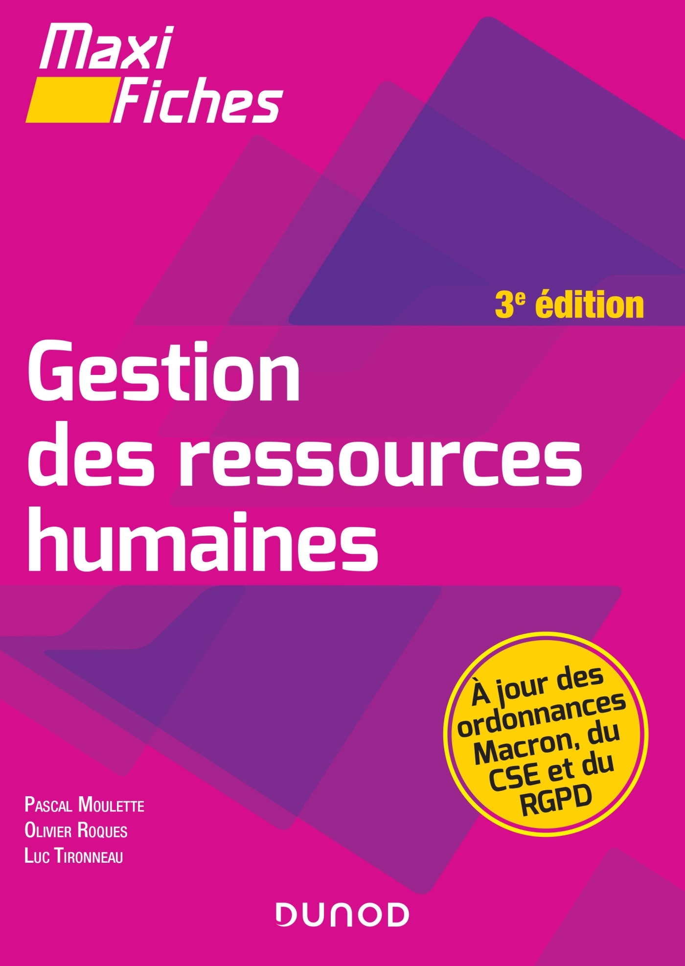 Maxi Fiches - Gestion des ressources humaines - 3e éd.