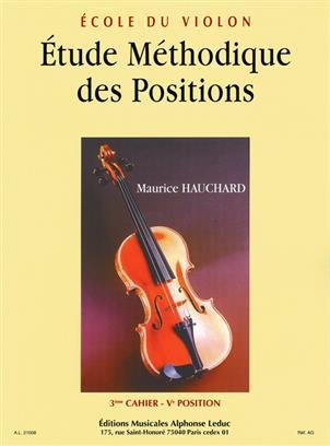 HAUCHARD: ETUDE DES POSITIONS VOLUME 3 VIOLON