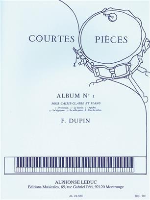 FRANCOIS DUPIN: COURTES PIECES VOL.1 (PERCUSSION(S) & PIANO)