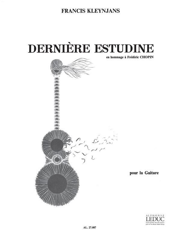 FRANCIS KLEYNJANS : DERNIERE ESTUDINE