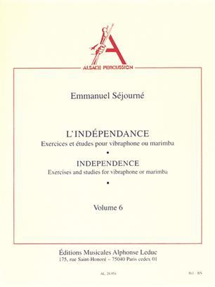 EMMANUEL SEJOURNE: L'INDEPENDANCE VOL.6 (PERCUSSION SOLO)