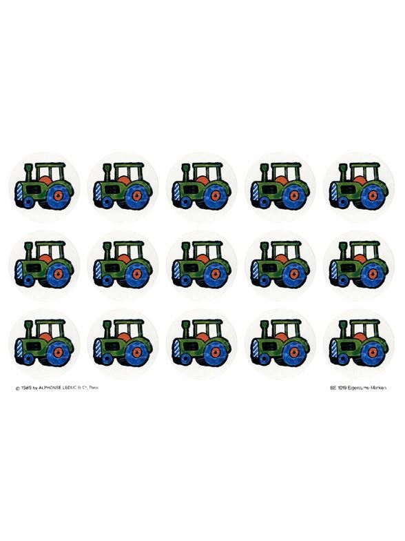 SERGE LECUSSANT - AUTOCOLLANTS D'IDENTIFICATION - 12 PLANCHES DE 15 STICKERS