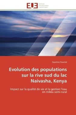 Evolution des populations sur la rive sud du lac naivasha, kenya