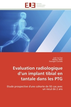 Evaluation radiologique d'un implant tibial en tantale dans les PTG