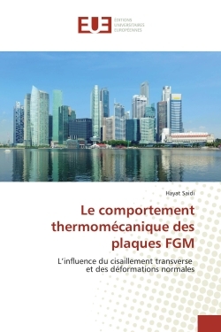 Le comportement thermomécanique des plaques FGM