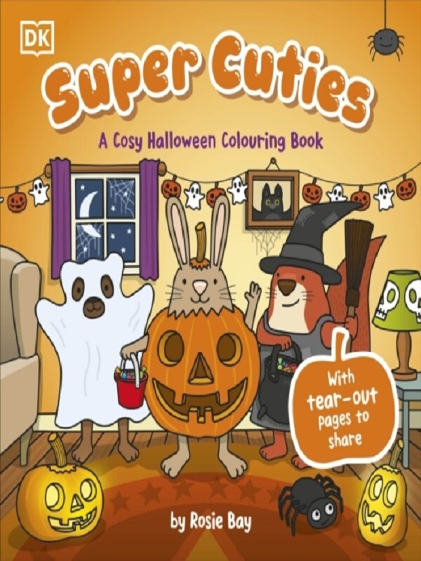 Super Cuties A Cosy Halloween Colouring Book