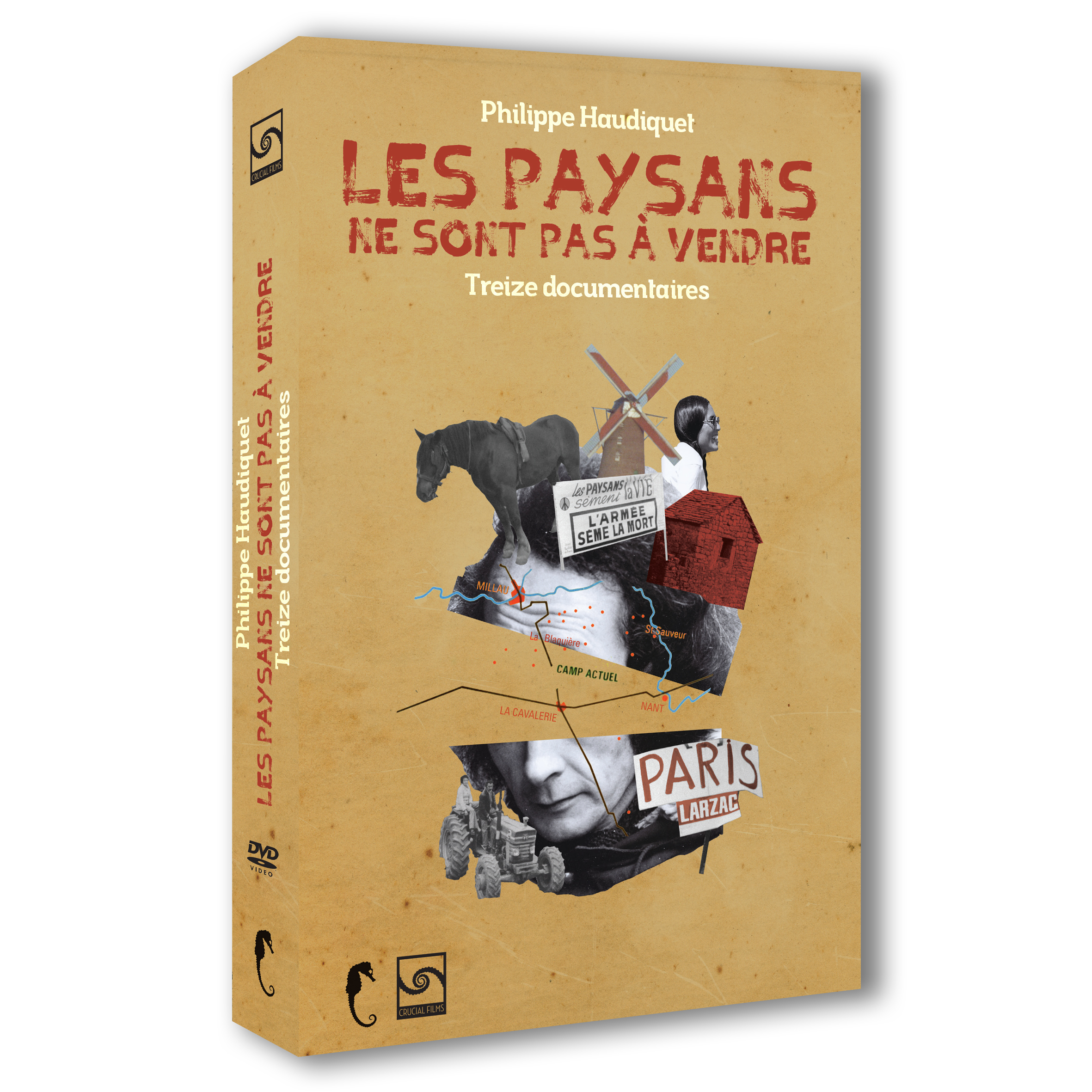 PHILIPPE HAUDIQUET - LES PAYSANS NE SONT PAS A VENDRE - 4 DVD