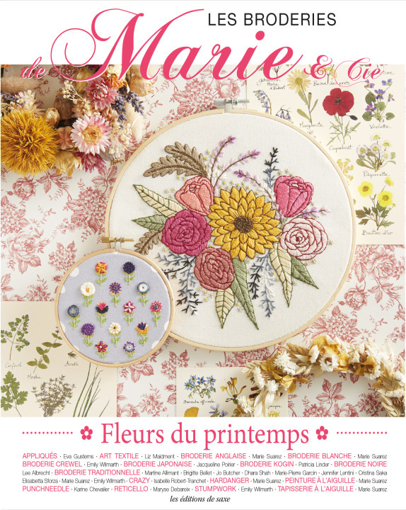 Fleurs de printemps - Les broderies de Marie  n° 14