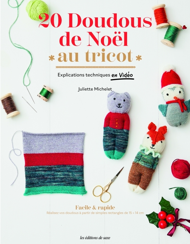 20 doudous de Noël au tricot