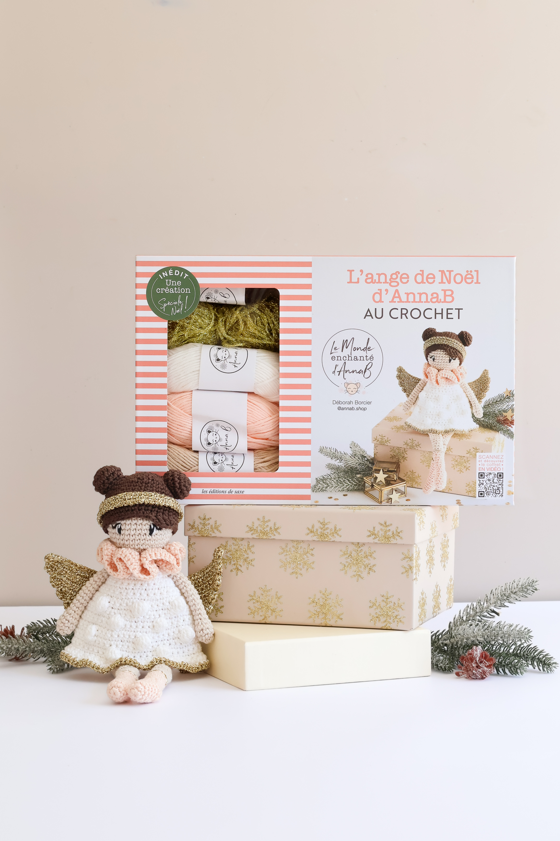 COFFRET L'ange de Noël d'AnnaB au crochet