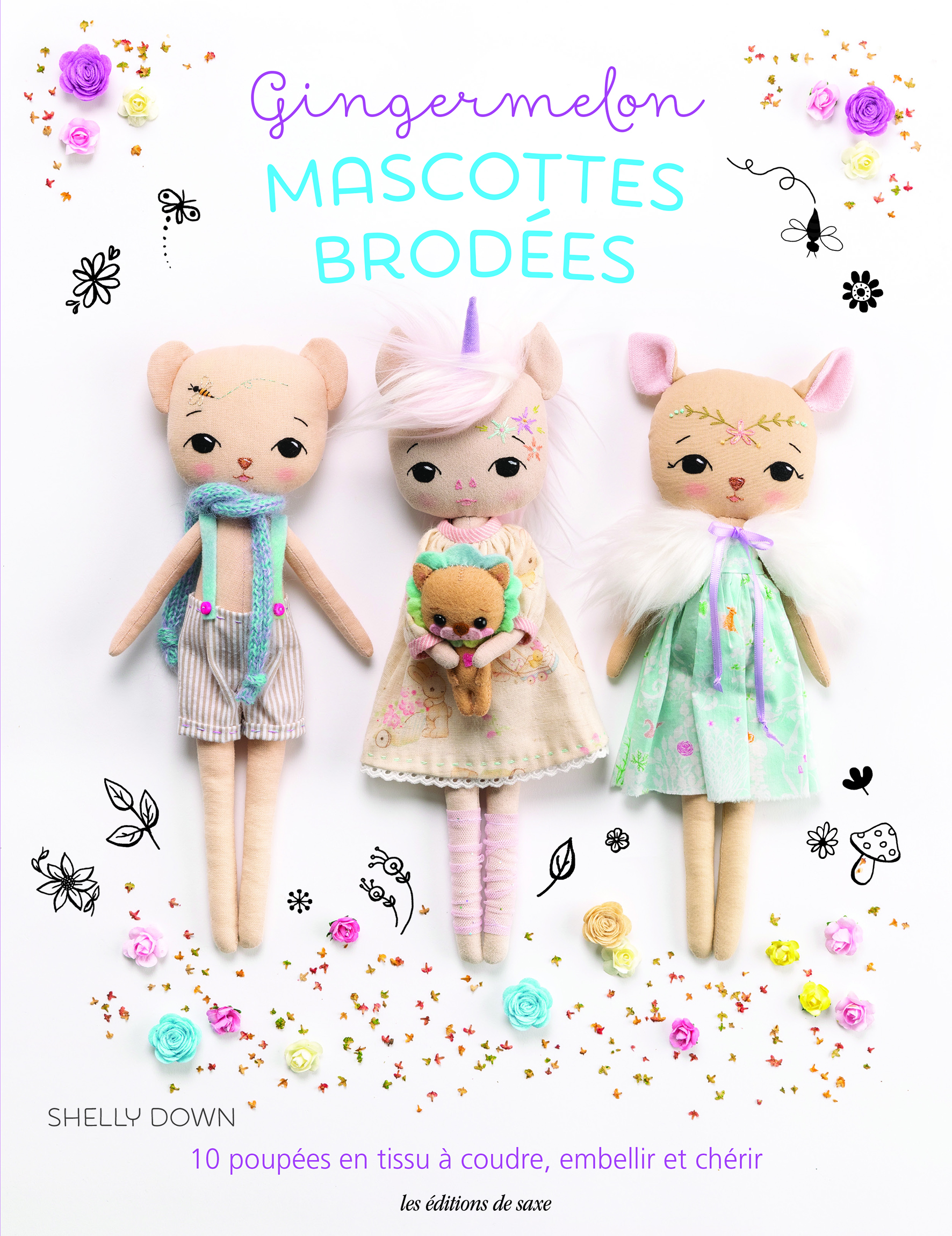 Mascottes brodées de Gingermelon