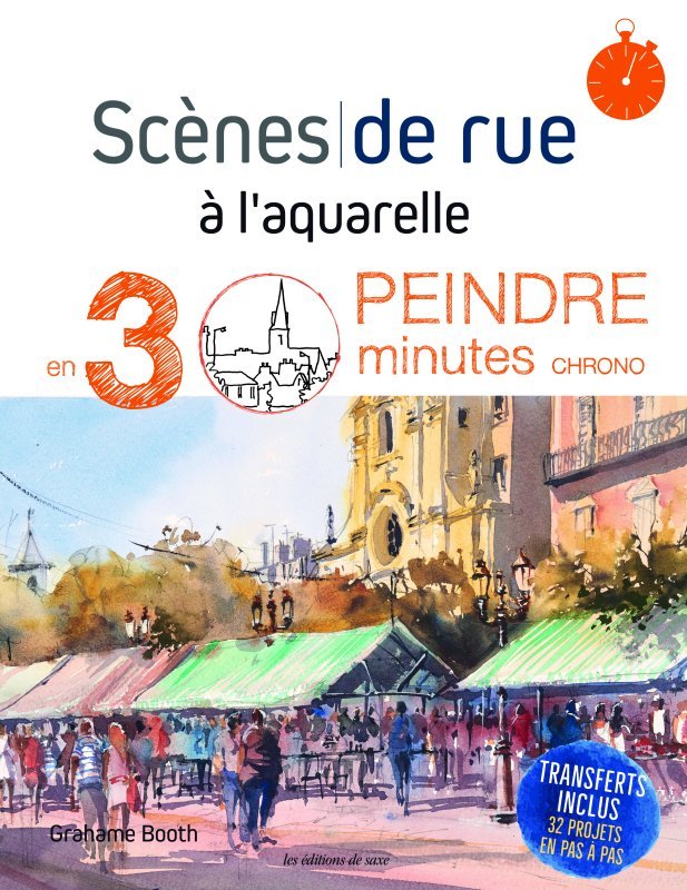 SCENES DE RUE A L'AQUARELLE