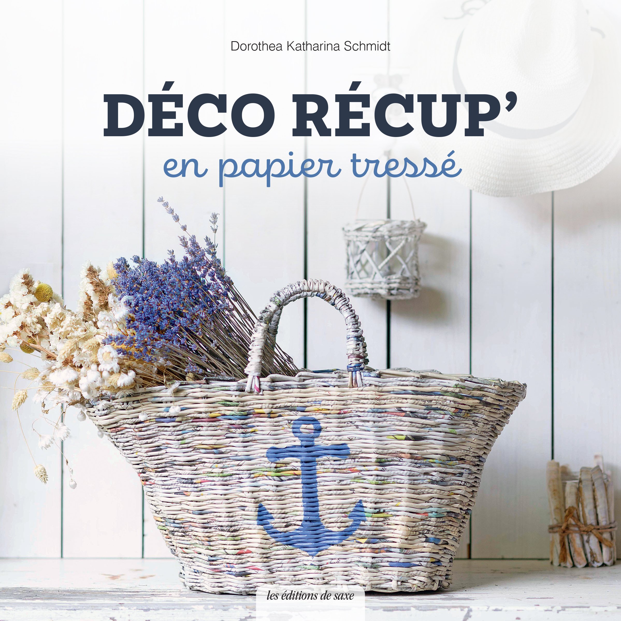 Déco récup' en papier tressé