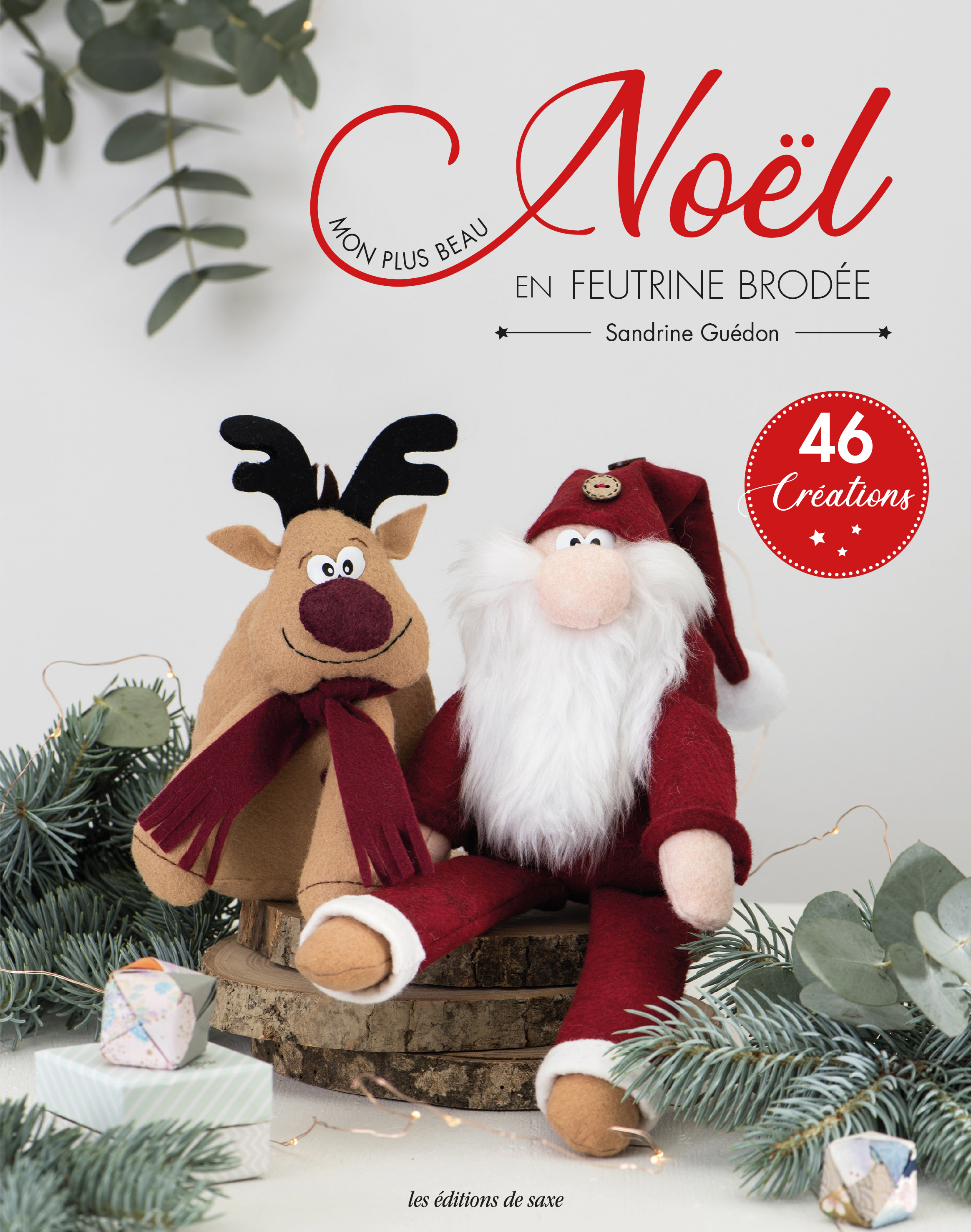 Noël en feutrine brodée