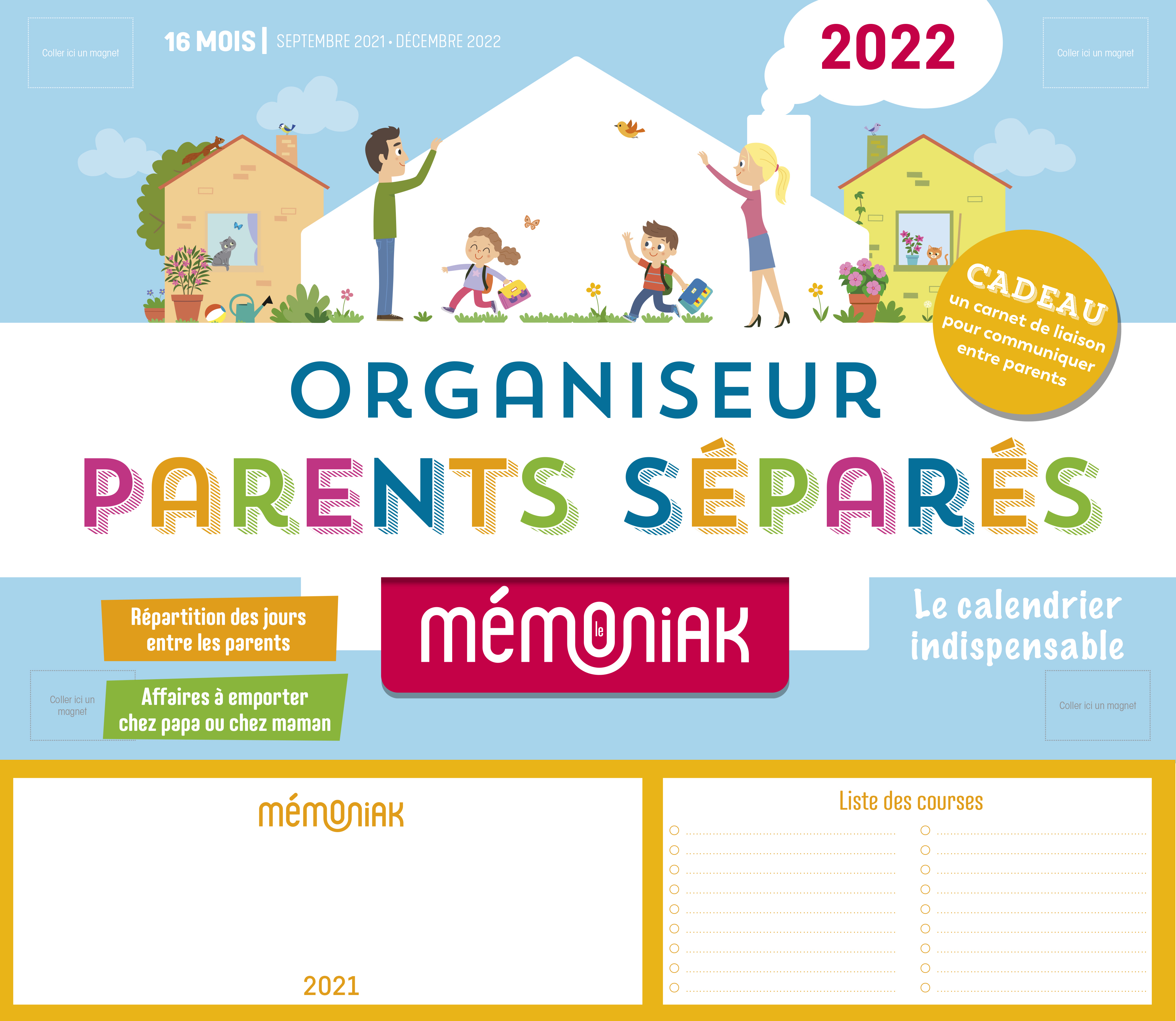 Organiseur Parents séparés Mémoniak 2021-2022