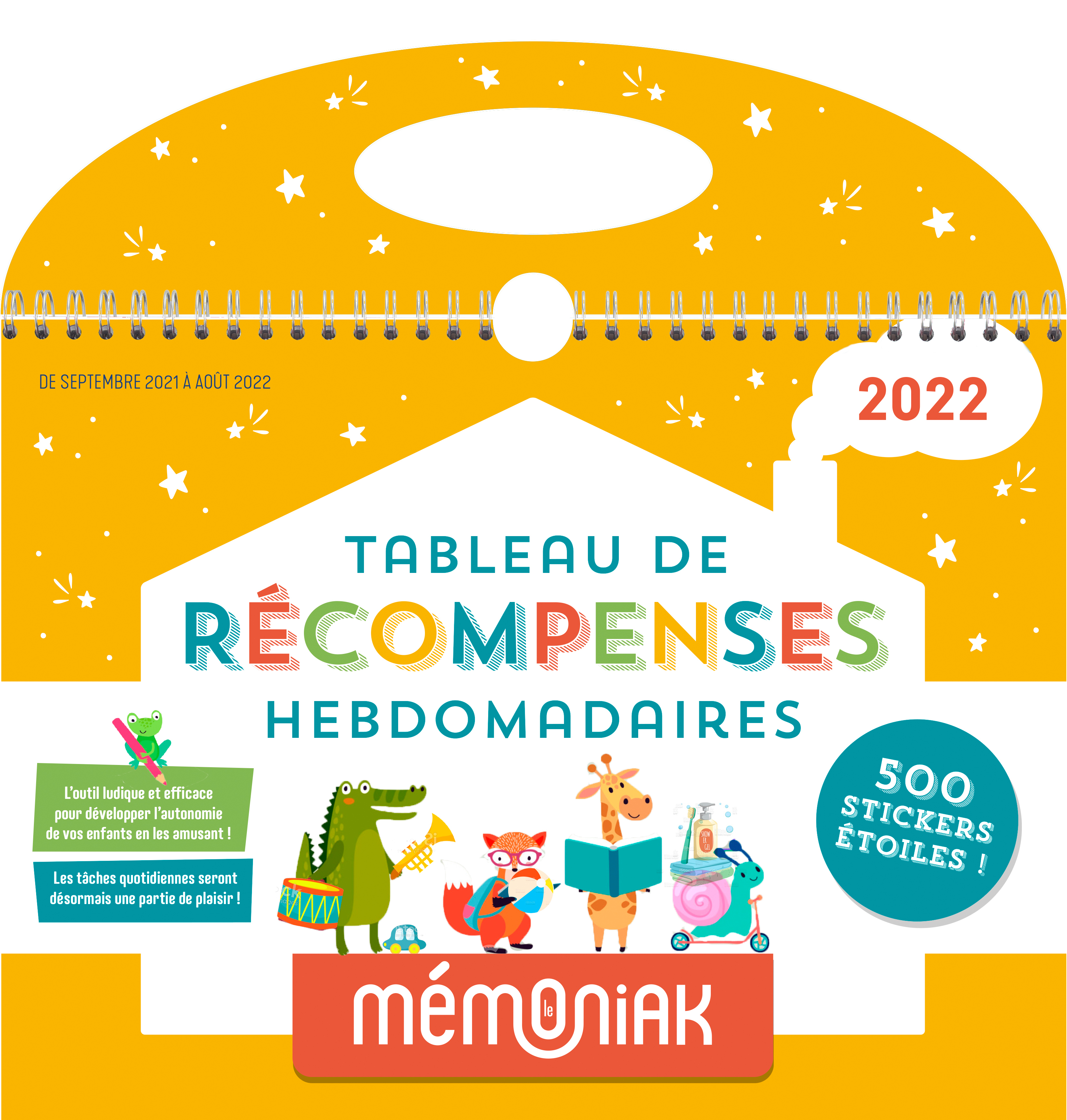 Tableau de récompenses hebdomadaires Mémoniak 2021-2022