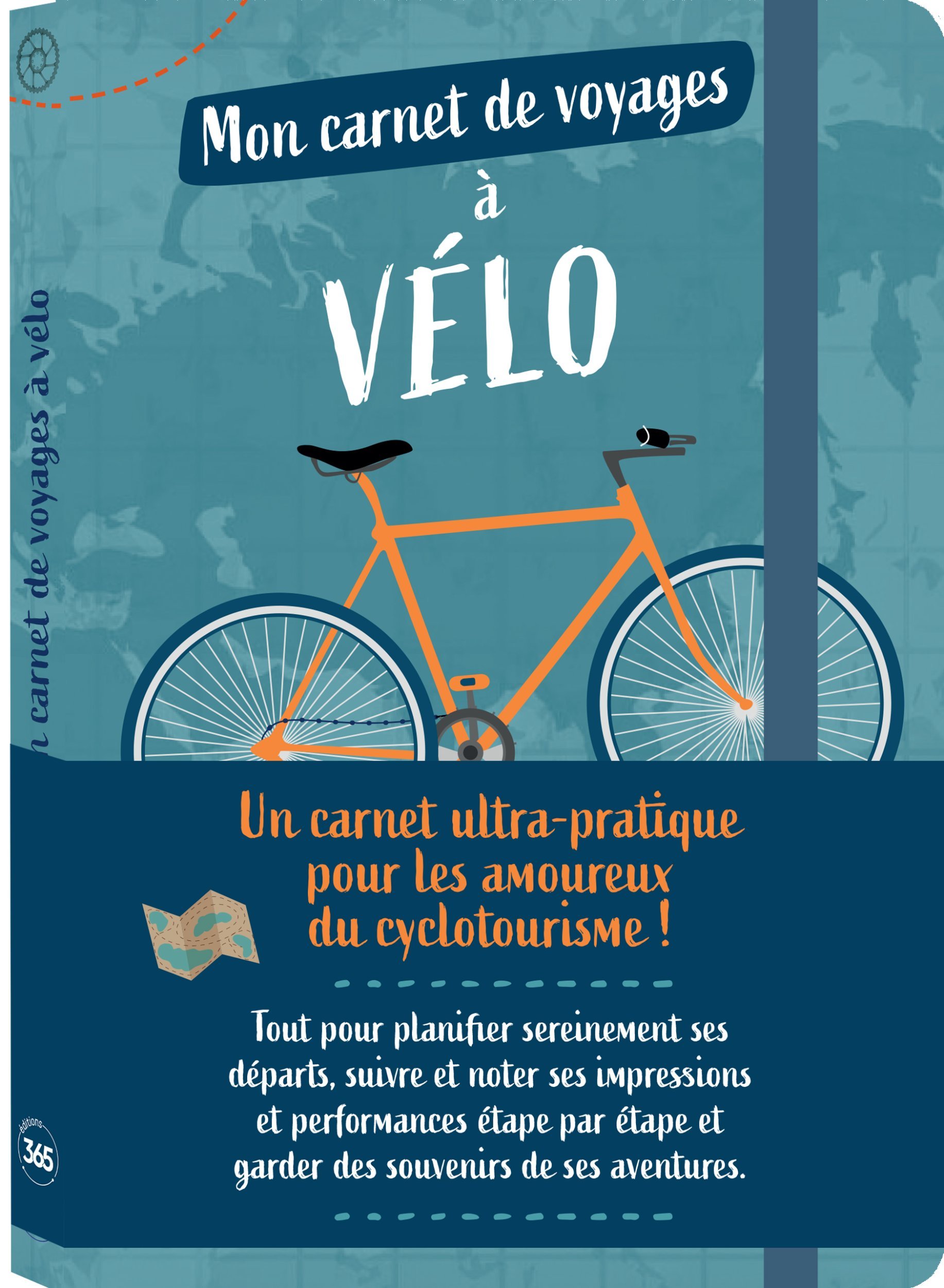 Mon carnet de voyages à vélo - journal de bord guidé