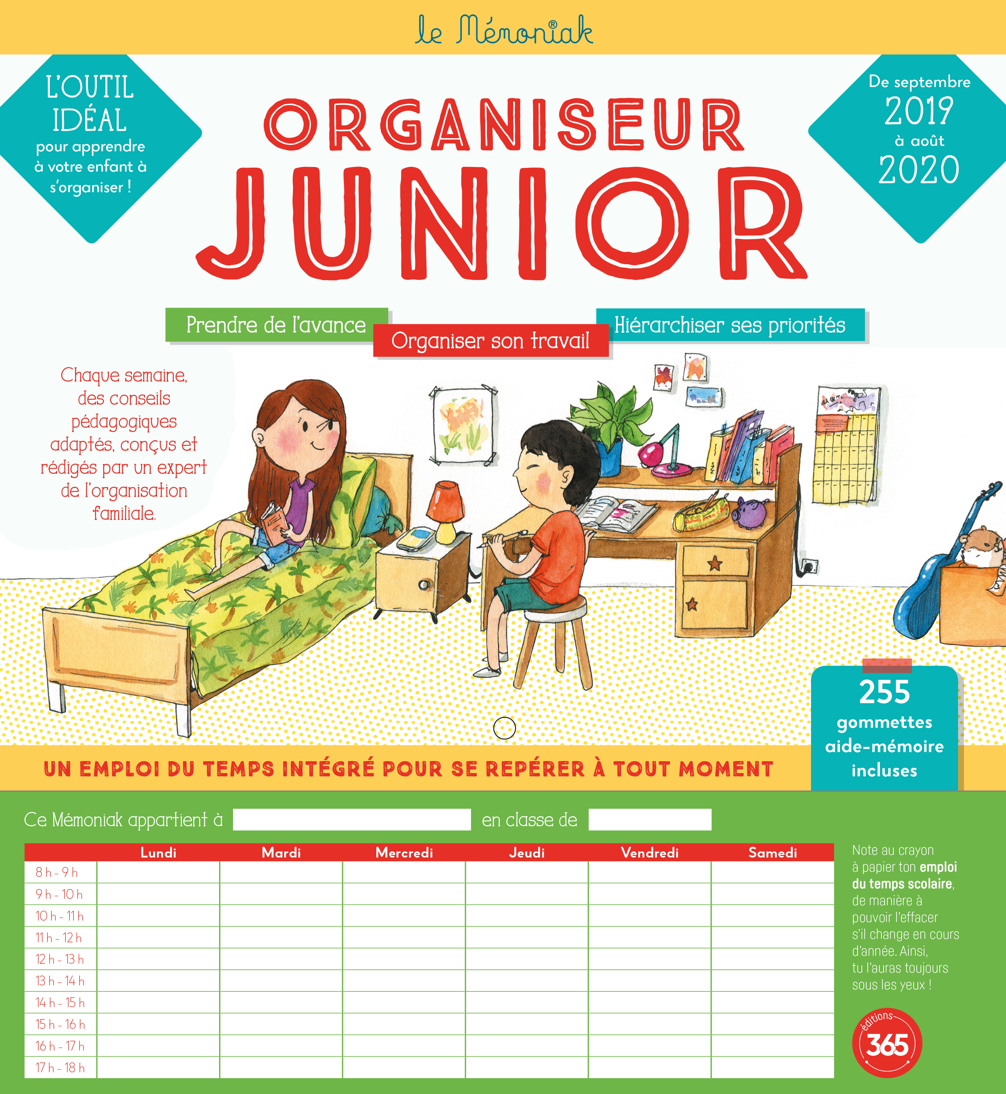 Organiseur Junior Mémoniak 2019-2020