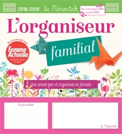 Organiseur Mémoniak Une année zen et organisée en famille avec Femme Actuelle 2018-2019