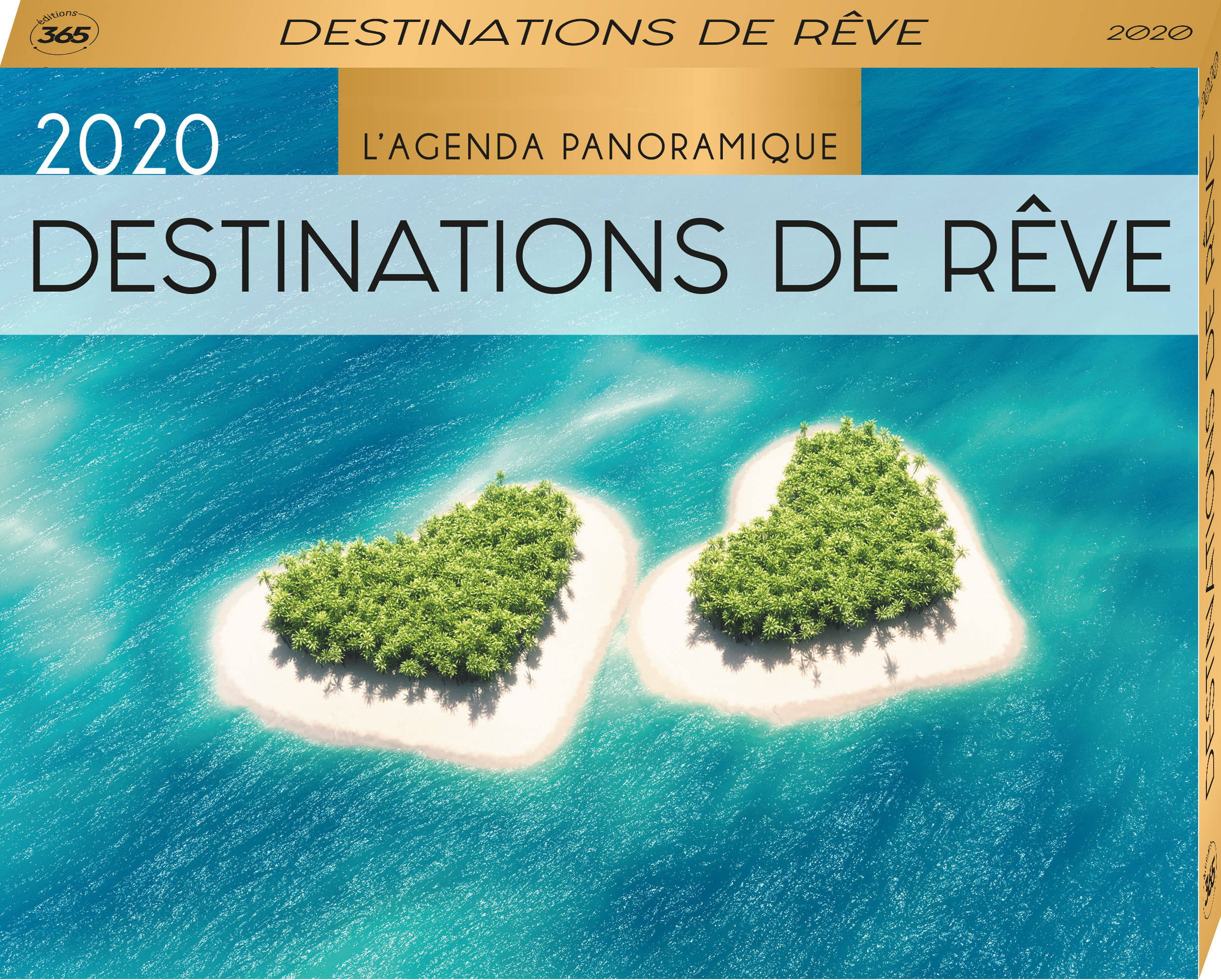 Agenda panoramique Destinations de rêve 2020