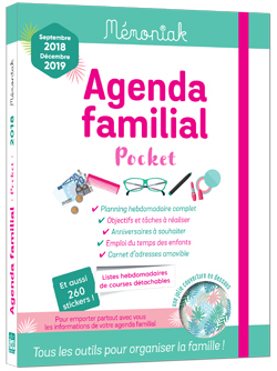Agenda familial Mémoniak pocket 2018-2019