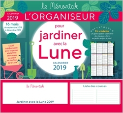 Organiseur Mémoniak pour jardiner avec la lune 2018-2019
