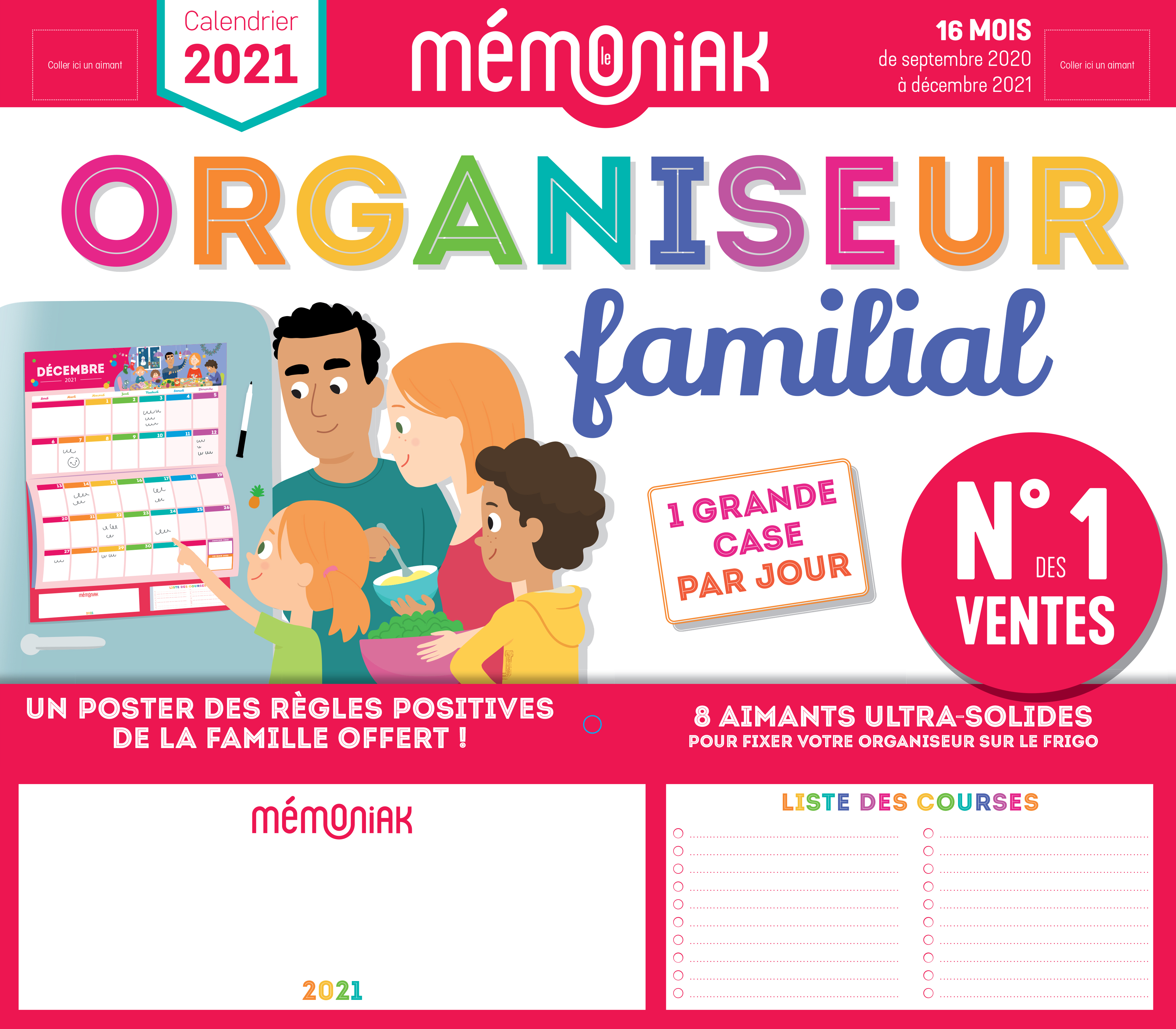 Organiseur familial Mémoniak 2020-2021