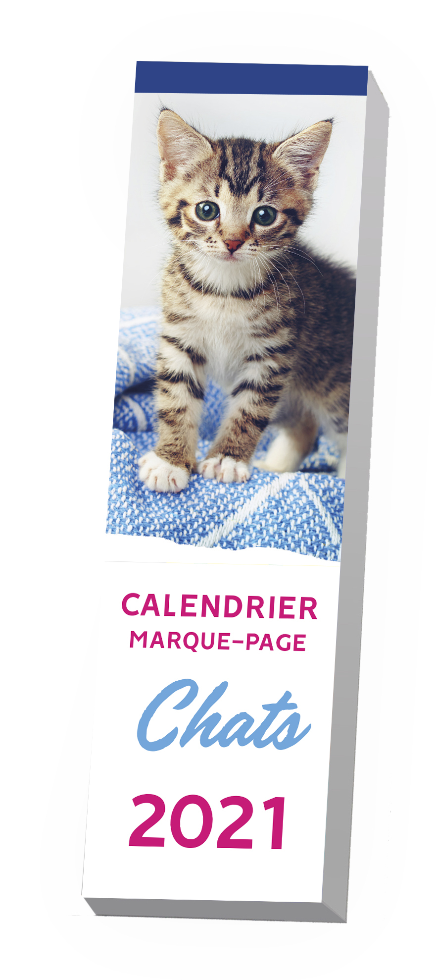 Le calendrier marque-page Chats 2021
