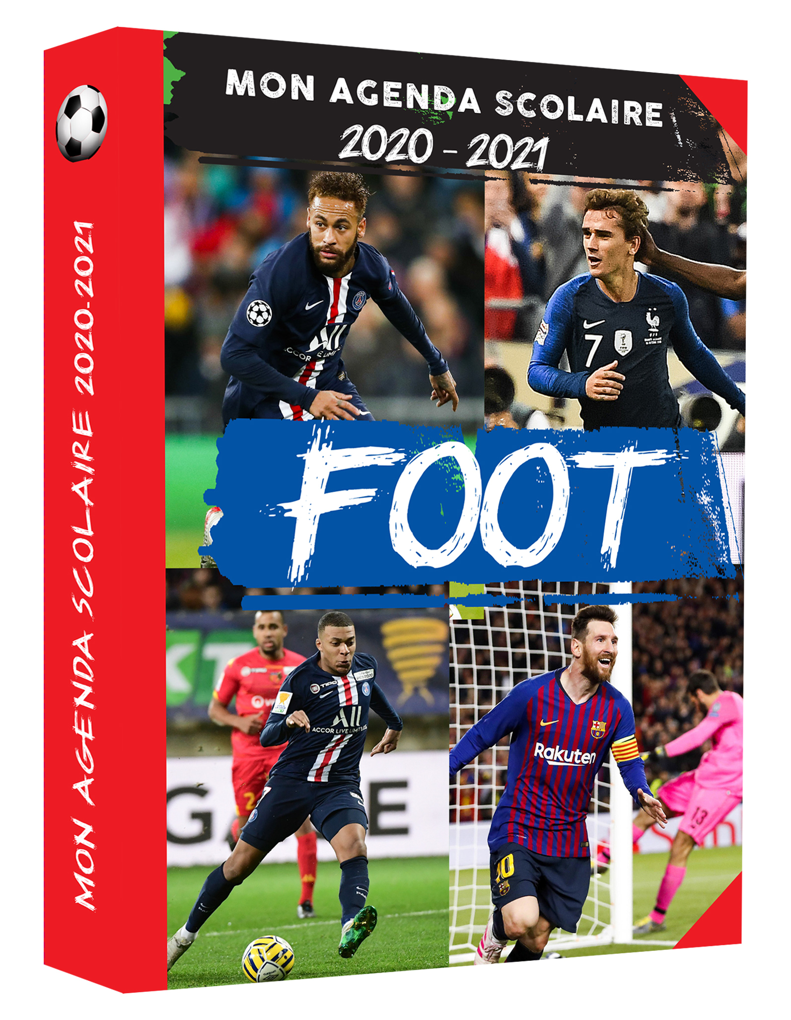 Mon agenda scolaire Foot 2020-2021