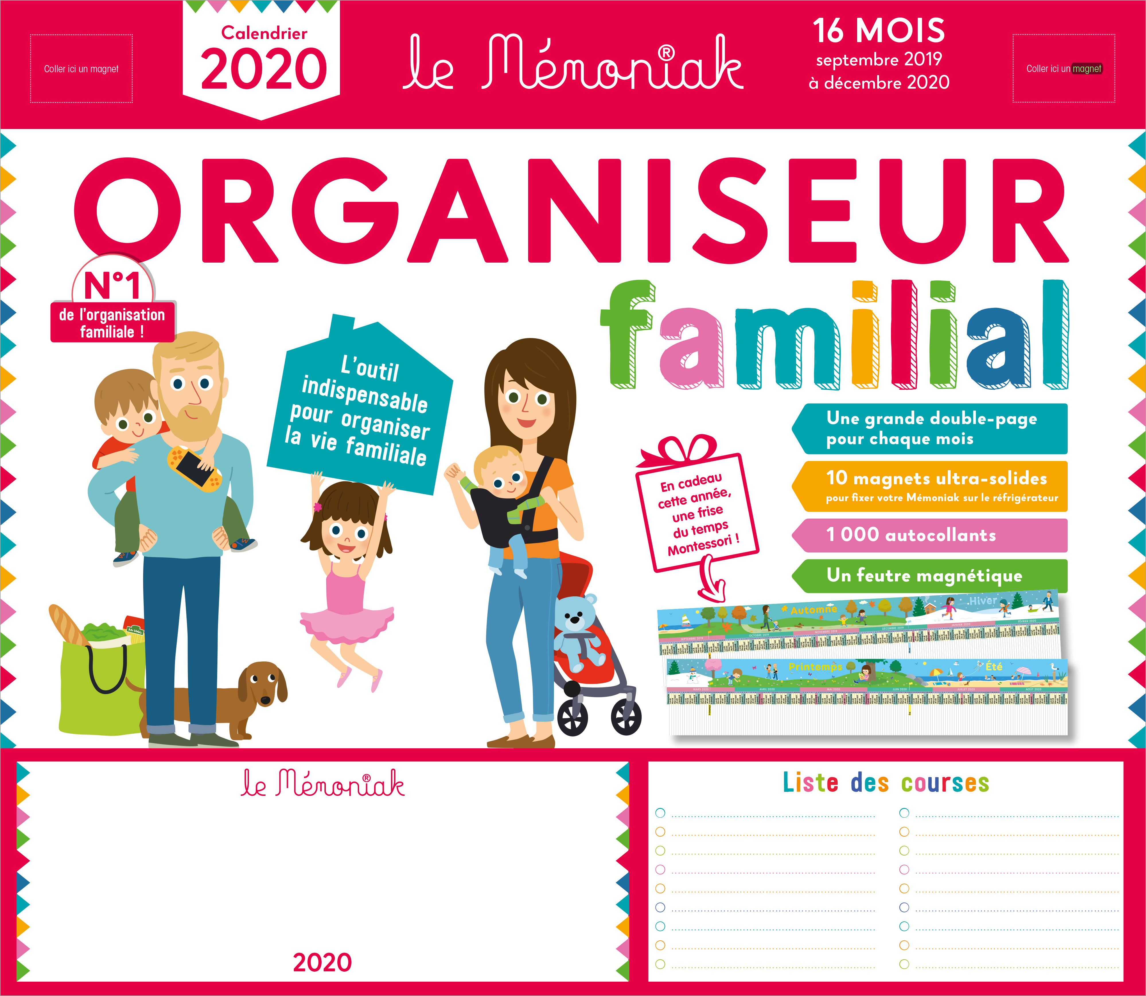 Organiseur familial Mémoniak 2019-2020