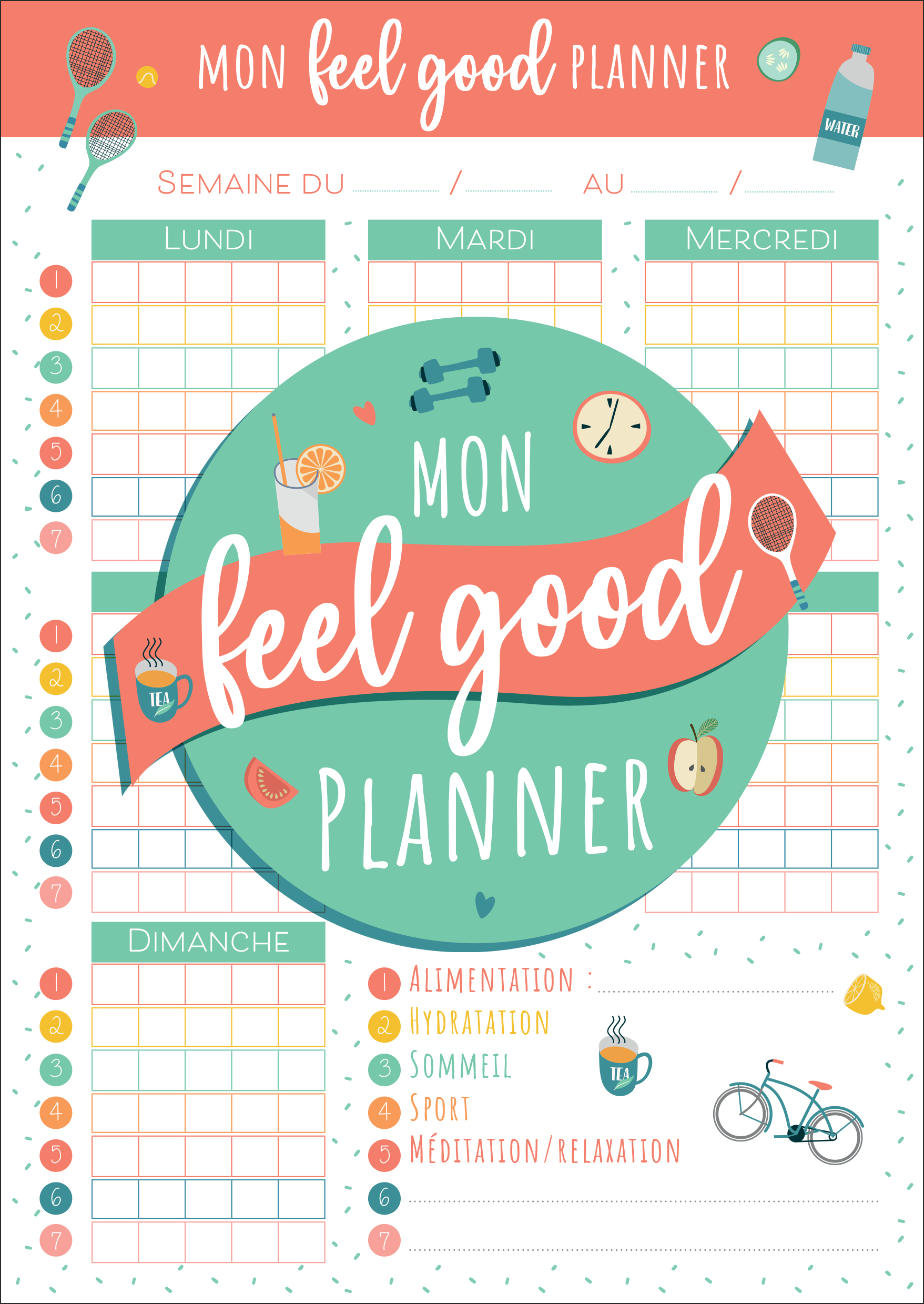 Mon feel good planner pour me sentir bien toute l'année !