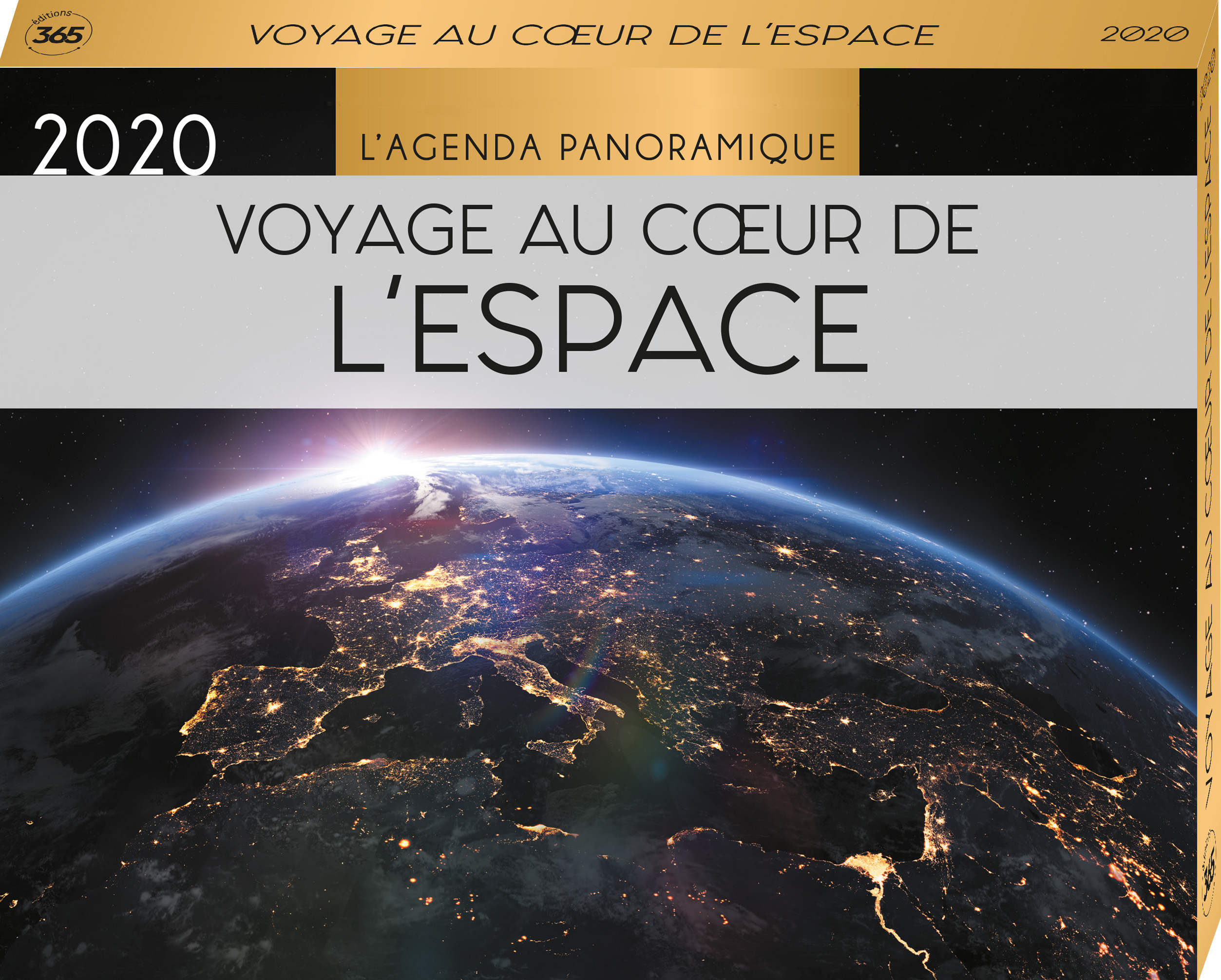 Agenda panoramique Voyage au c ur de l'espace 2020