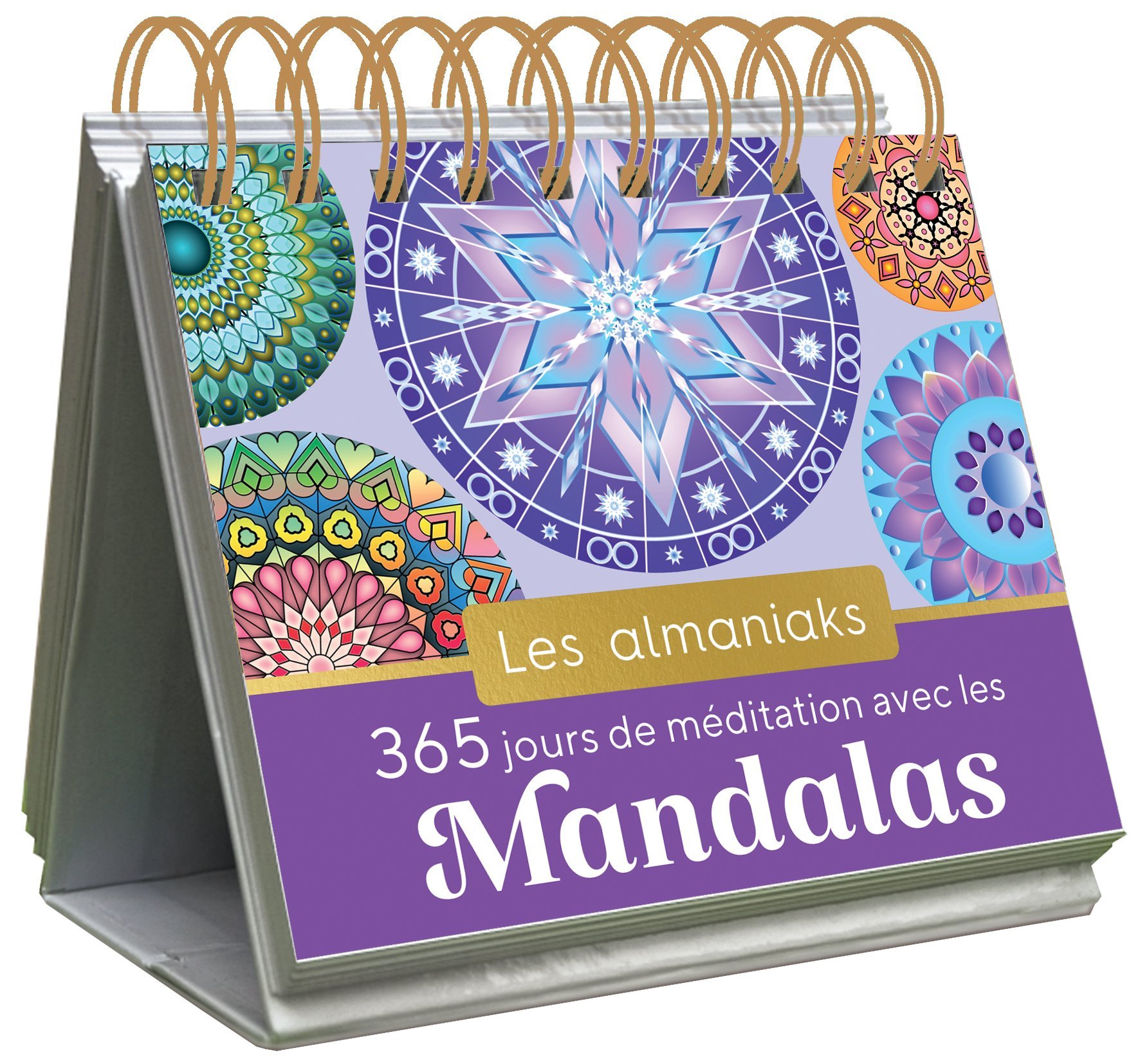 Almaniak 365 jours de méditation avec les mandalas - calendrier 1 page par jour