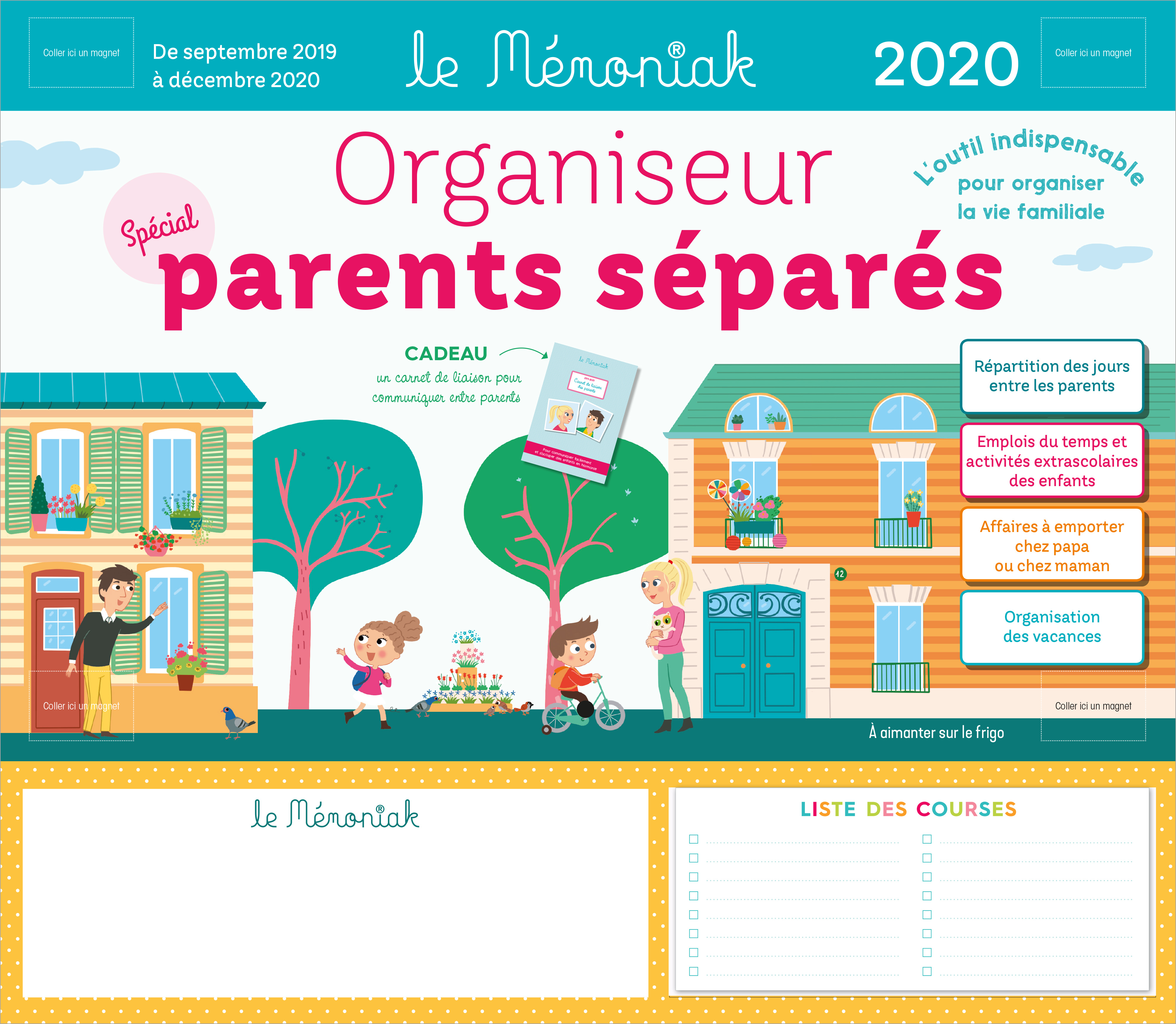 Organiseur Parents séparés Mémoniak 2019-2020
