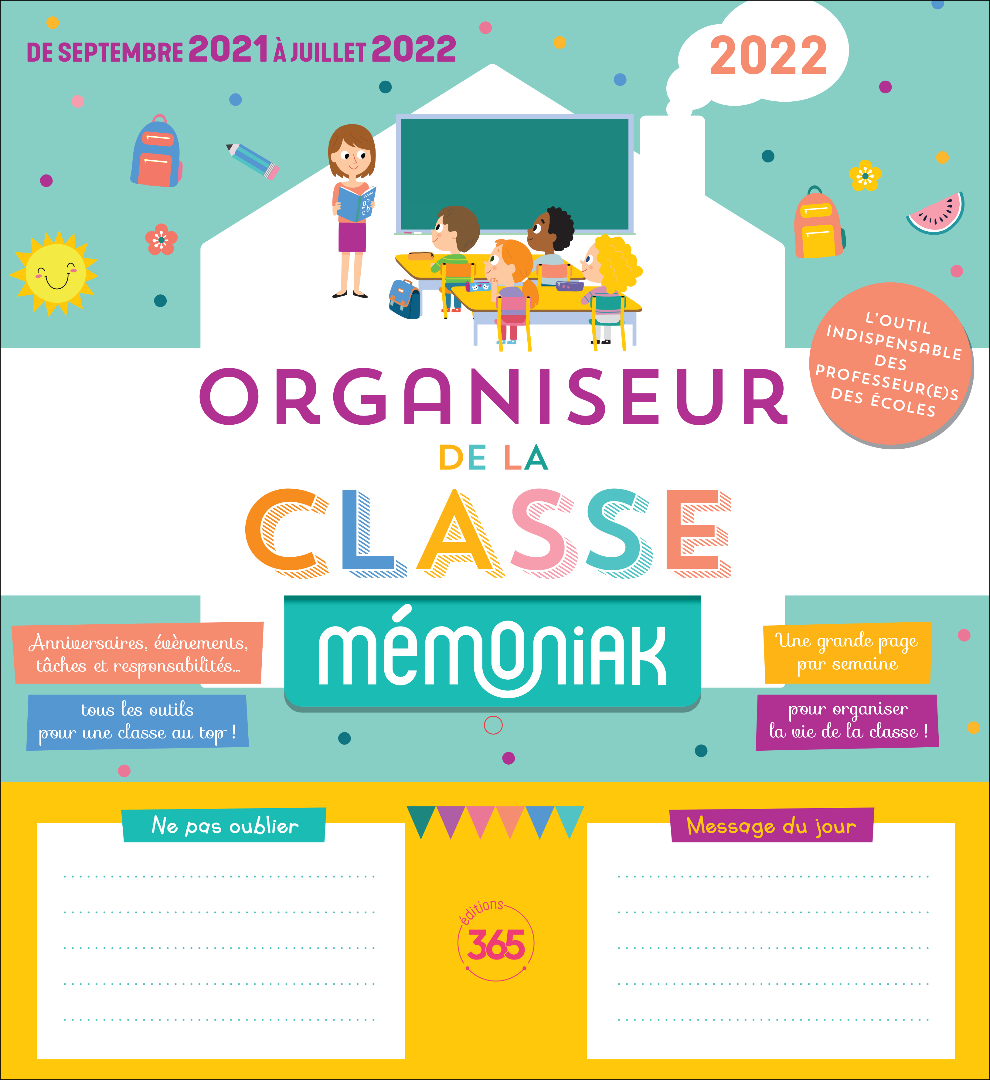 Organiseur de la classe Mémoniak 2021-2022