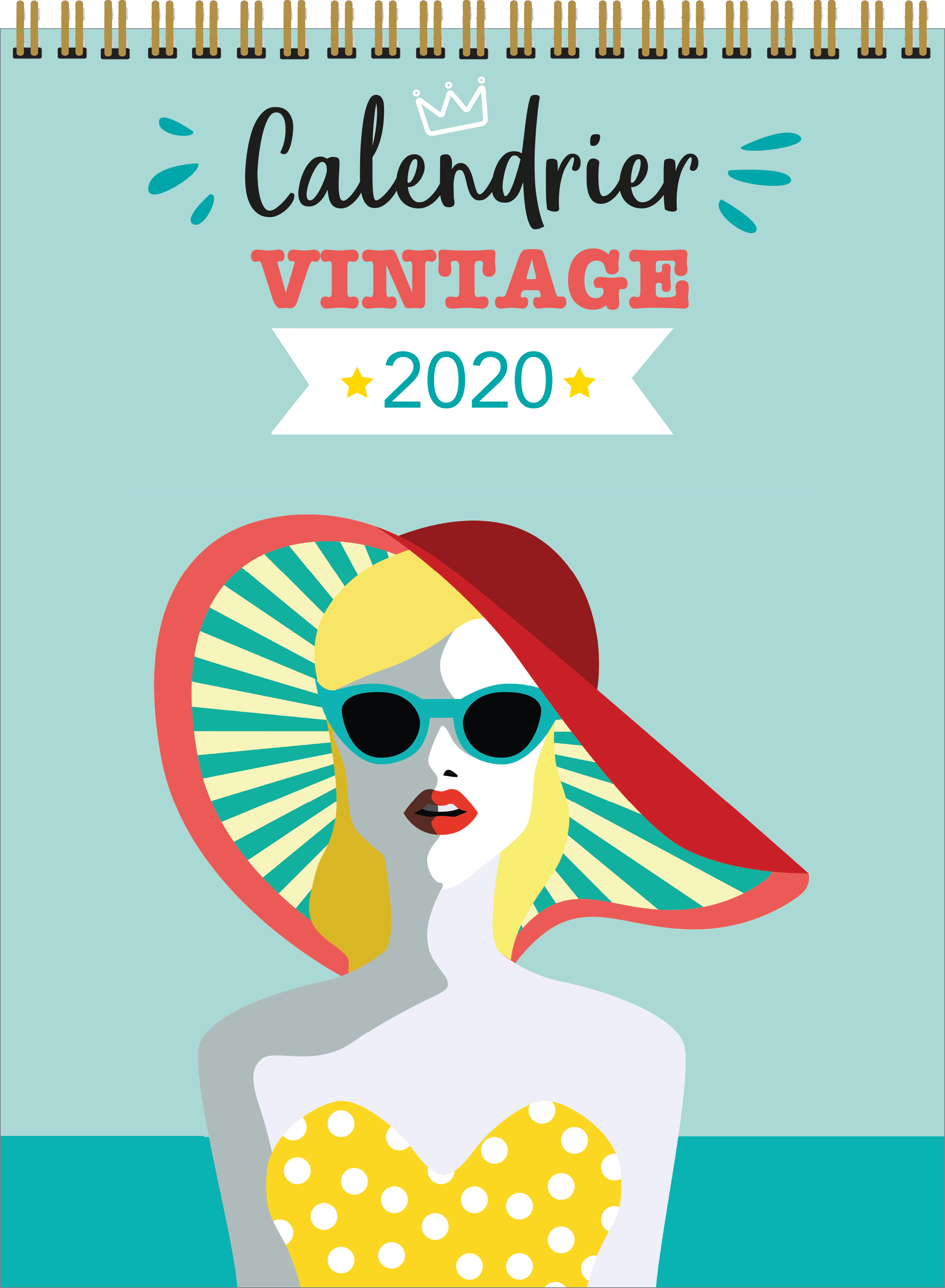 Calendrier Vintage 2020