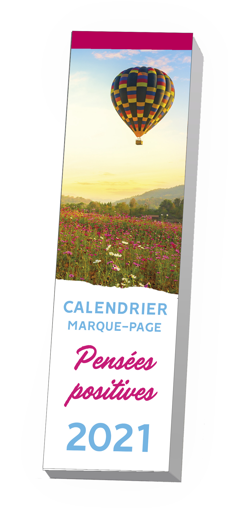 Le calendrier marque-page Pensées positives 2021